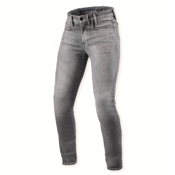 Motorradjeans REV'IT Piston 3 SK Medium Grey Used