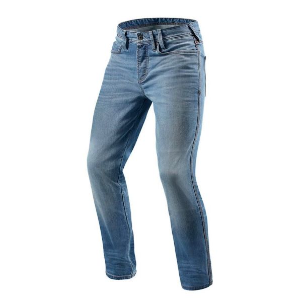 Motorradjeans REV'IT Piston Light Blue Faded Motorradjeans REV'IT Piston Light Blue Faded
