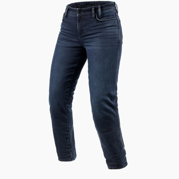 Motorradjeans REV'IT Violet Ladies BF Dark Blue Black