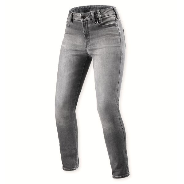 Motorradjeans REV'IT Shelby 3 Ladies SK Medium Grey Used