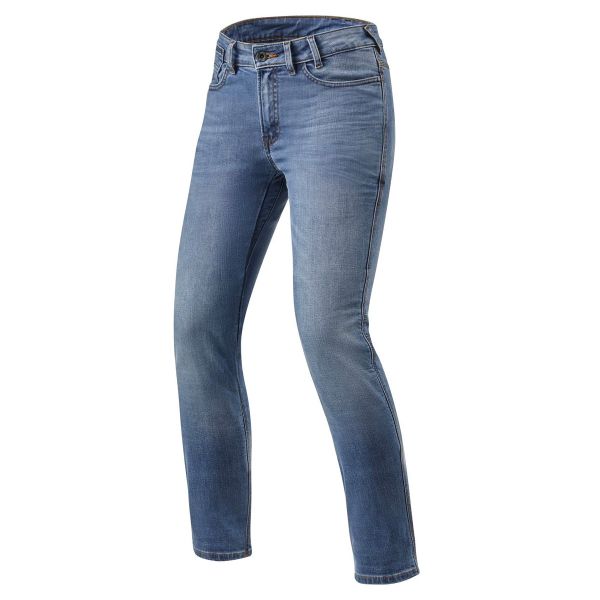 Motorradjeans REV'IT Victoria Ladies Classic Blue Faded