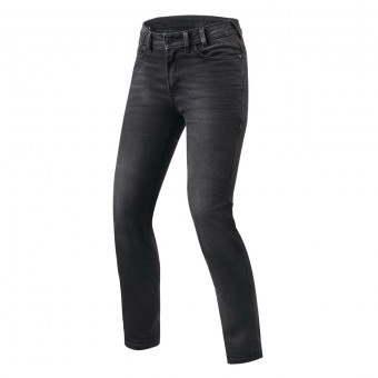 Motorradjeans REV'IT Victoria Ladies Medium Grey Faded