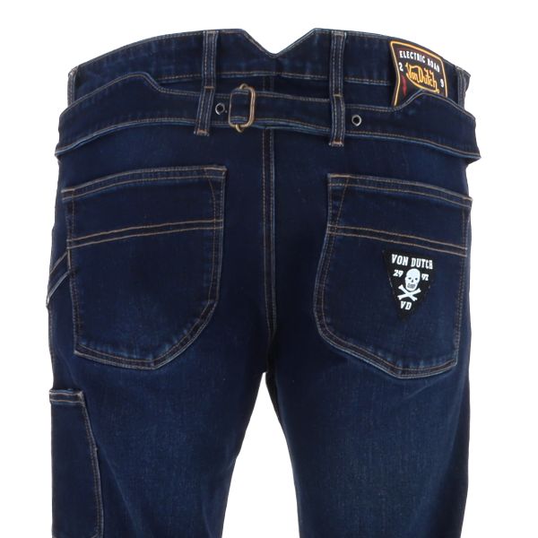 Von Dutch Carter Denim Stretch Blue Raw