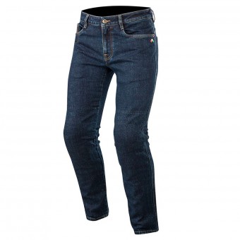 Motorradjeans Alpinestars Rogue Denim Washed Blue