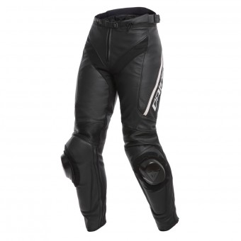 Motorradhose Dainese Delta 3 Lady Black White