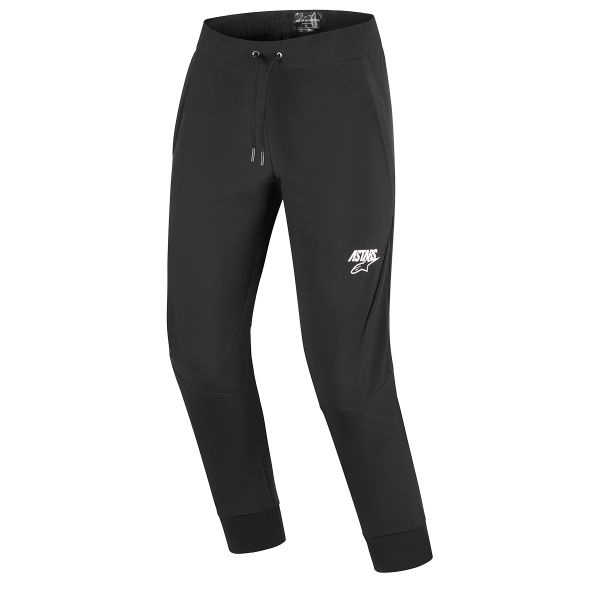 Motorradhose Alpinestars Aeroshell Pants Black White