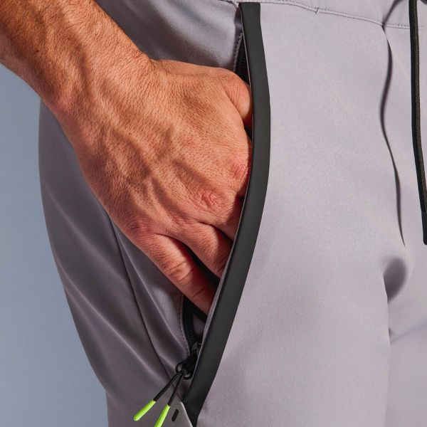 Alpinestars Aeroshell Pants Mid Gray Yellow Fluo