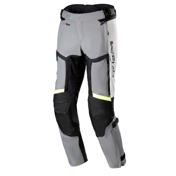 Motorradhose Alpinestars Bogota Pro Drystar 4 Seasons Ice Grey Fluo Yellow Pants