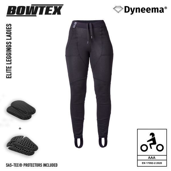 Motorradhose Bowtex Elite Legging Ladies V2 Black