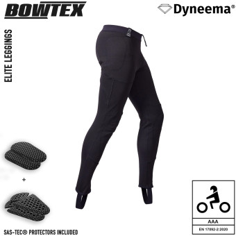 Motorradhose Bowtex Elite Legging V2 Black