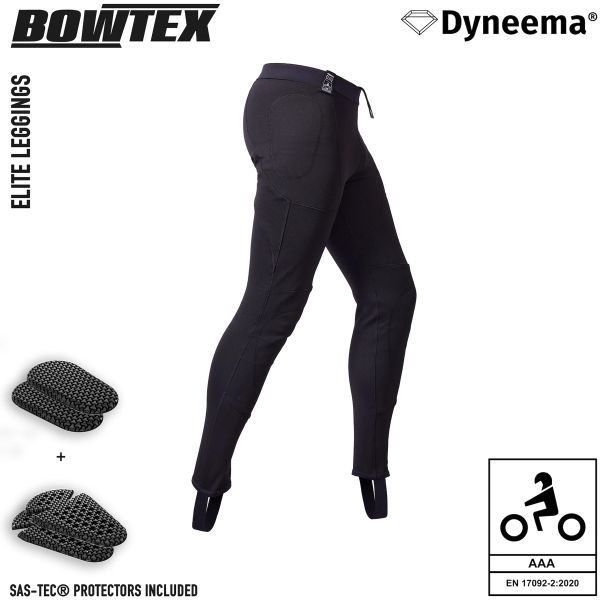 Motorradhose Bowtex Elite Legging V2 Black