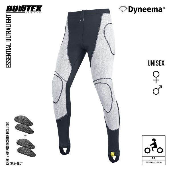 Motorradhose Bowtex Essential Ultralight Grey