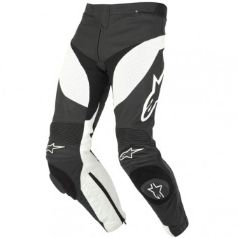 Motorradhose Alpinestars Track Schwarz Weiß