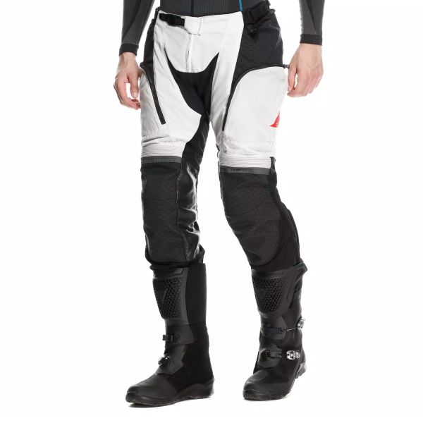 Dainese Super Adventure Absoluteshell Pants Black Glacier Grey Red