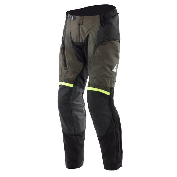 Motorradhose Dainese Super Adventure Absoluteshell Pants Black Tarmac Fluo Yellow