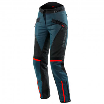 Dainese Tempest 3 D-Dry Lady Ebony Black Lava Red Pants