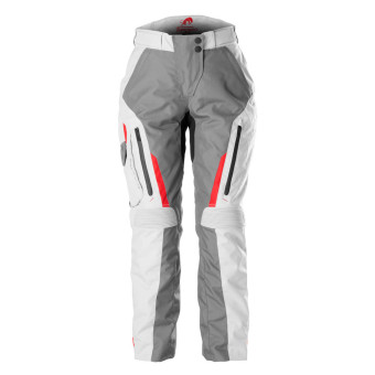 Motorradhose Furygan Killington Lady Grey Pearl Red