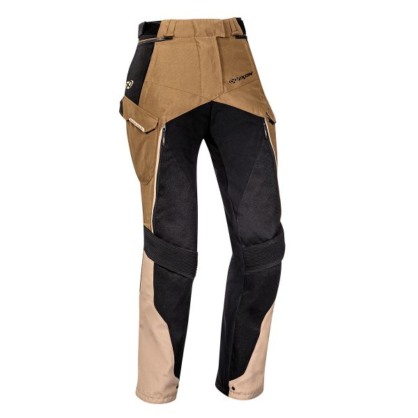 Motorradhose Ixon Eddas Pant Lady Sand Brown Black Motorradhose Ixon Eddas Pant Lady Sand Brown Black