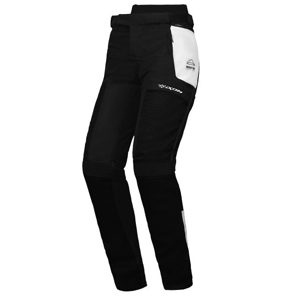 Motorradhose Ixon M-Njord Lady Pant Light Grey Blue Bright Red