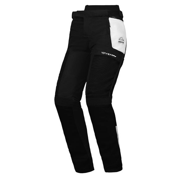 Motorradhose Ixon M-Njord Pant Light Grey Blue Bright Red