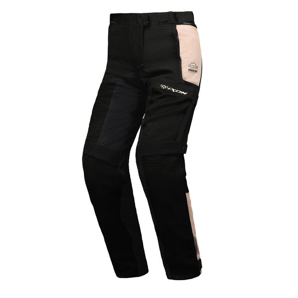 Motorradhose Ixon M-Njord Pant Sand Black Red