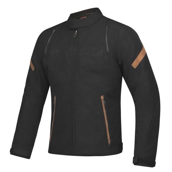 Motorradjacke Ixon Striker Retro Black Brown Motorradjacke Ixon Striker Retro Black Brown