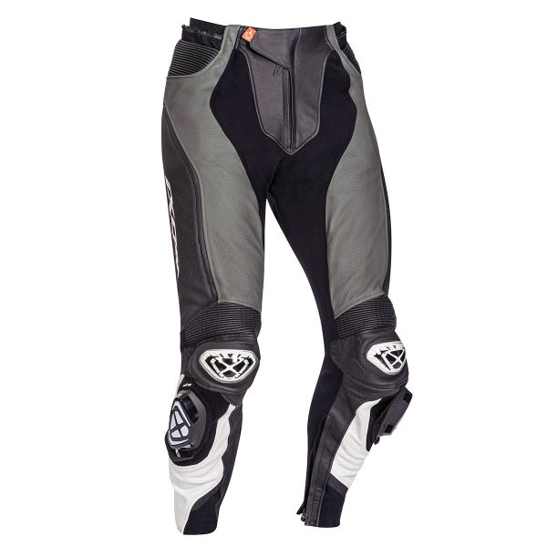 Motorradhose Ixon Vendetta Pant Evo Black Grey White