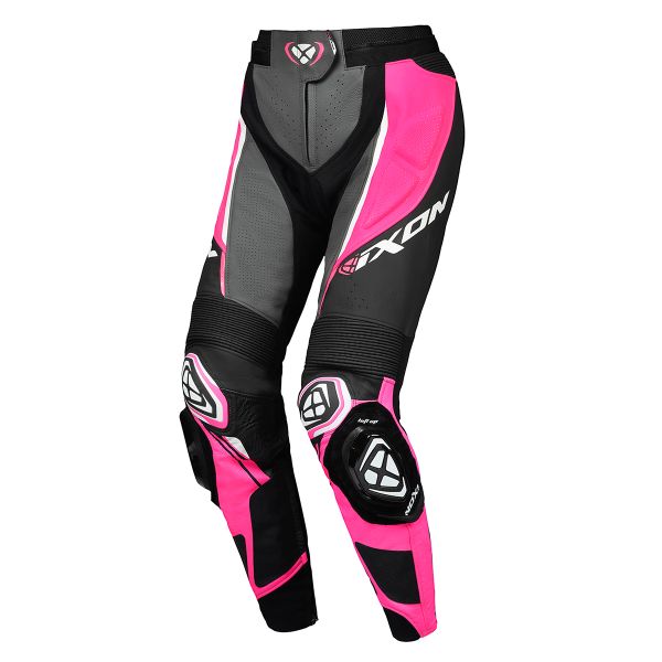 Motorradhose Ixon Vortex 3 Pant Lady Black Pink White
