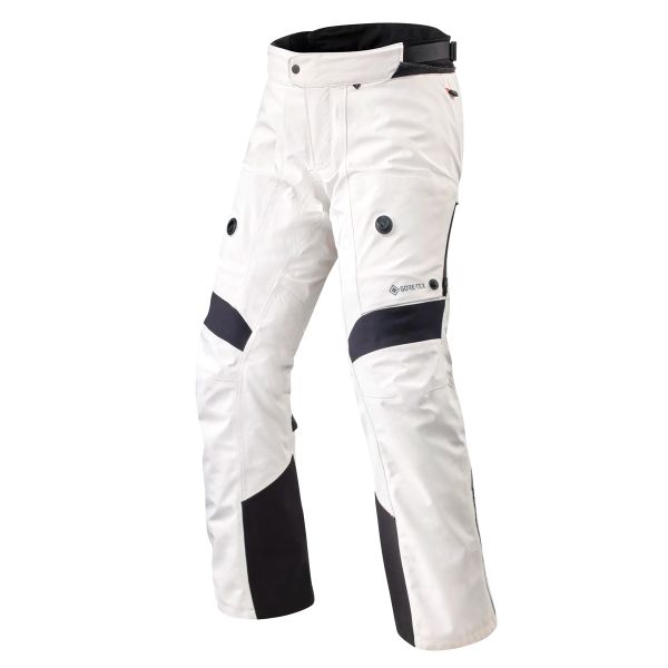 Motorradhose REV'IT Poseidon 3 GTX Long Silver Black Motorradhose REV'IT Poseidon 3 GTX Long Silver Black