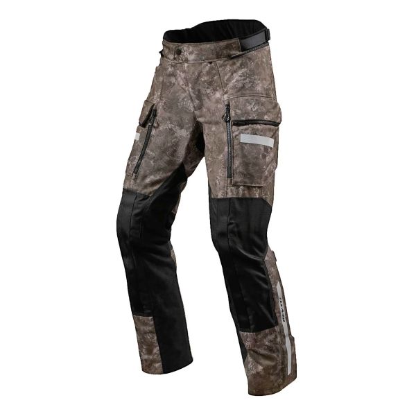Motorradhose REV'IT Sand 4 H2O Camo Brown Standard
