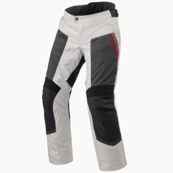 Motorradhose REV'IT Tornado 4 H2O Pant Silver Black Long