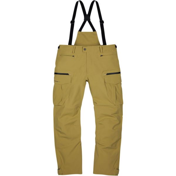 Motorradhose ICON Stormhawk WP Overpant Tan