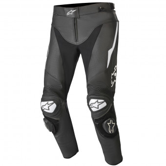 Motorradhose Alpinestars Track V2 Black White
