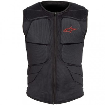 Motorrad-Rckenprotektor Alpinestars Track Protection Veste Schwarz