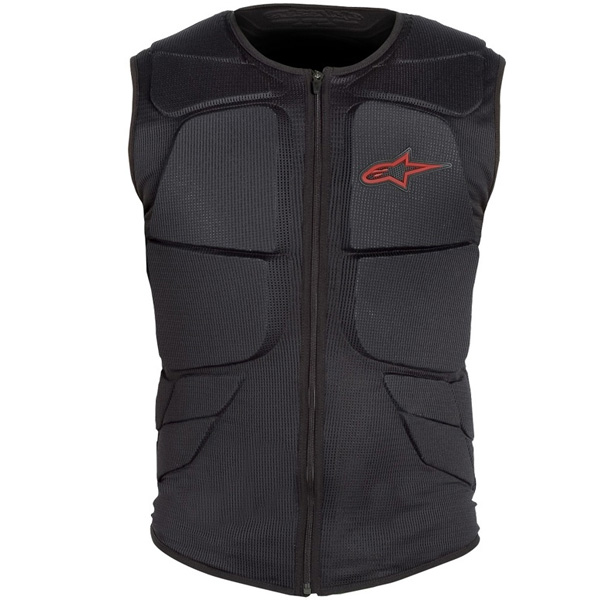 Motorrad-R�ckenprotektor Alpinestars Track Protection Veste Schwarz