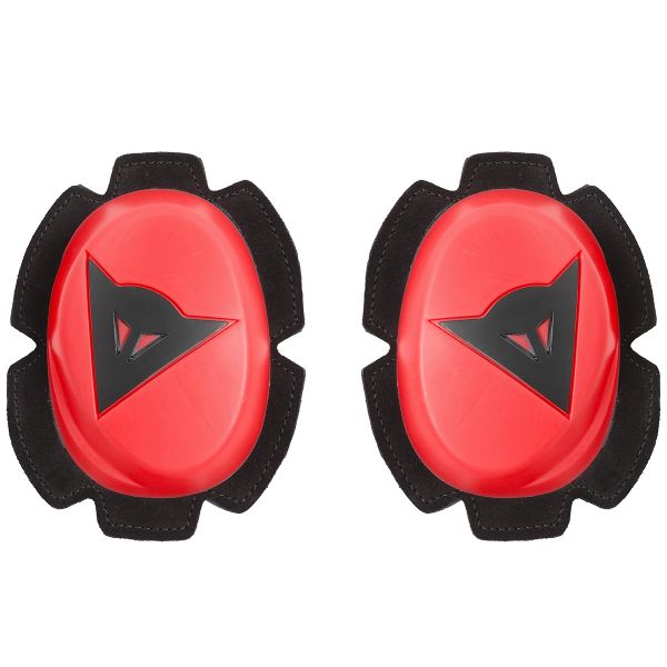 Motorrad Schleifer Dainese Pista Knee Slider Fluo Red Black Motorrad Schleifer Dainese Pista Knee Slider Fluo Red Black