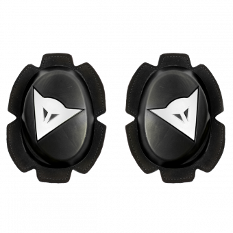 Motorrad Schleifer Dainese Pista Knee Slider High Durability Black White Motorrad Schleifer Dainese Pista Knee Slider High Durability Black White