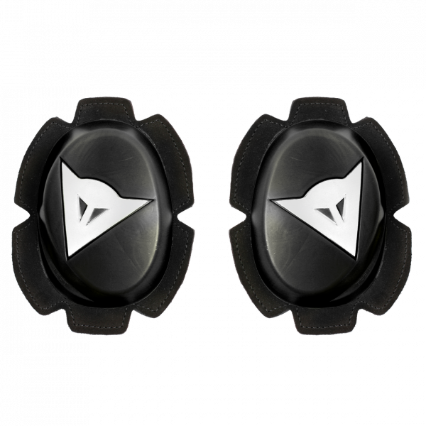 Motorrad Schleifer Dainese Pista Knee Slider High Durability Black White Motorrad Schleifer Dainese Pista Knee Slider High Durability Black White