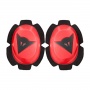 Motorrad Schleifer Dainese Pista Rain Knee Slider Fluo Red Black