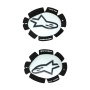 Motorrad Schleifer Alpinestars GP Plus Knee Slider White Black