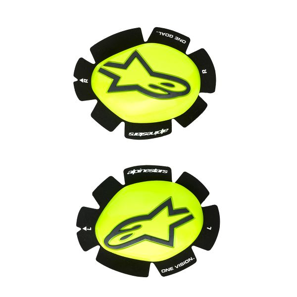 Motorrad Schleifer Alpinestars GP Plus Knee Slider Yellow Fluo Black