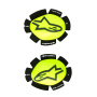 Motorrad Schleifer Alpinestars GP Plus Knee Slider Yellow Fluo Black