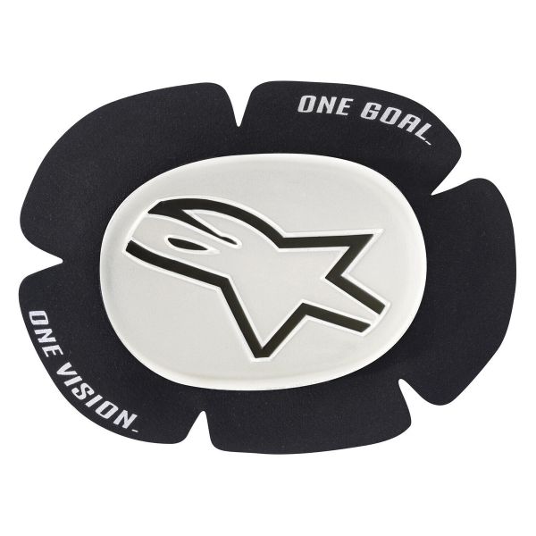 Motorrad Schleifer Alpinestars GP Sport Evo Knee Slider White Black Motorrad Schleifer Alpinestars GP Sport Evo Knee Slider White Black