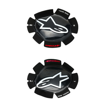 Motorrad Schleifer Alpinestars GP Tech Knee Slider Black White Motorrad Schleifer Alpinestars GP Tech Knee Slider Black White