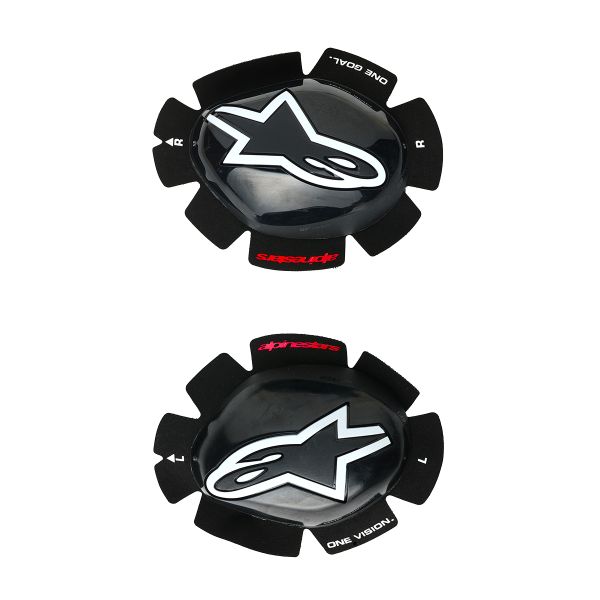 Motorrad Schleifer Alpinestars GP Tech Knee Slider Black White
