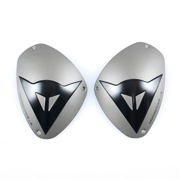 Motorrad Schleifer Dainese Dets Aluminium Knee Plates Black