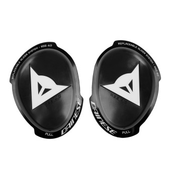 Motorrad Schleifer Dainese Knee Slider RSS 4.0 HDC Black White Motorrad Schleifer Dainese Knee Slider RSS 4.0 HDC Black White