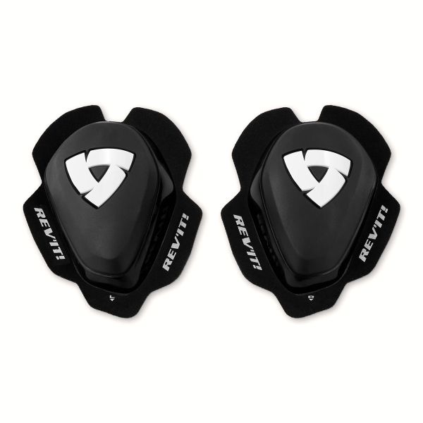 Motorrad Schleifer REV'IT Knee Slider Set 2 Black White