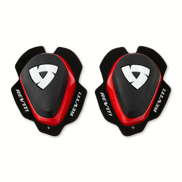 Motorrad Schleifer REV'IT Knee Slider Set 2 Red Black White