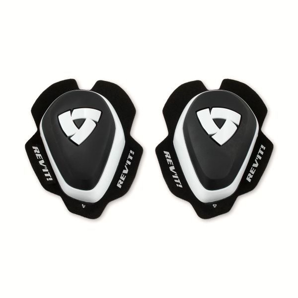 Motorrad Schleifer REV'IT Knee Slider Set 2 White Black White